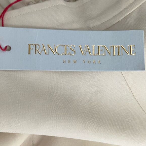 NWT Frances Valentine White Quincy Stretch Pull On Cropped Trouser Pants Size XS - Picture 7 of 10